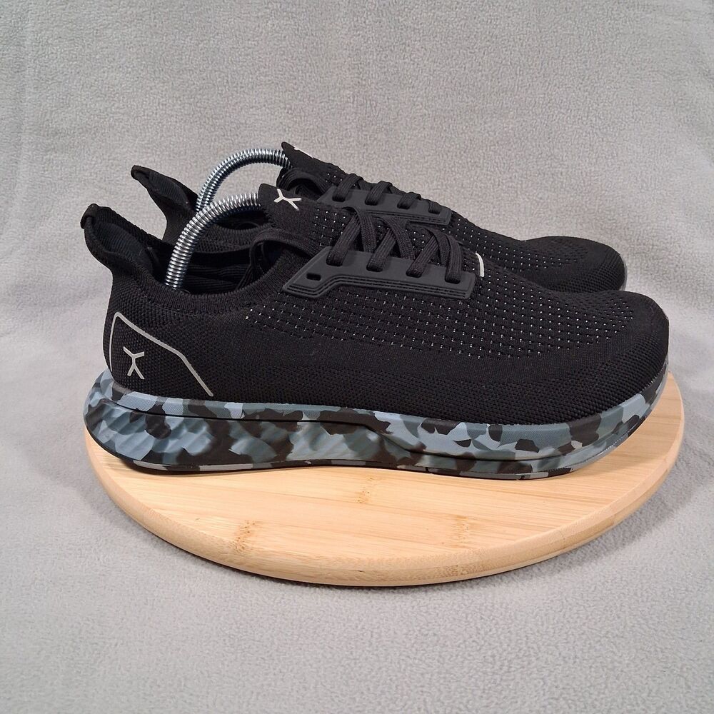 Flux Footwear Adapt Runner Mens Size 10 Black Camo Blue Running Shoes Sneakers